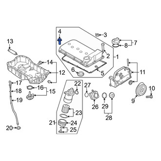 Audi OE - Engine Valve Cover Bolt