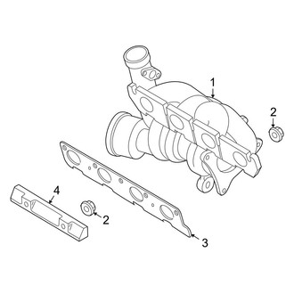 Audi OE - Exhaust System - Manifold (Base Gas)