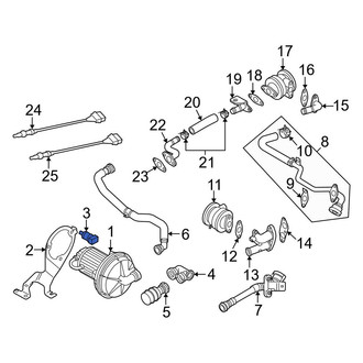 Audi OE - Secondary Air Injection Pump Insulator