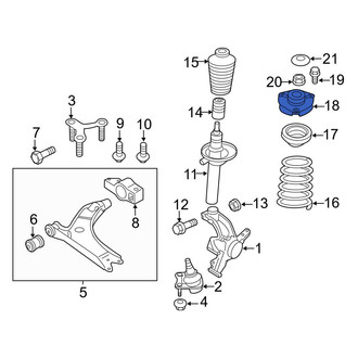 Audi OE - Front Suspension Strut Mount