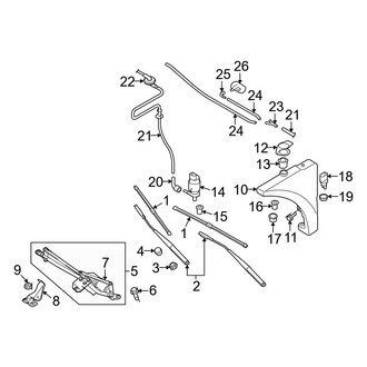 Audi OE - Windshield - Wiper & Washer Components