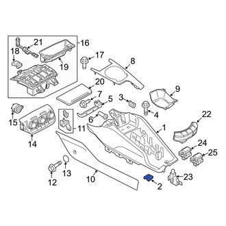 Audi OE - Console Nut