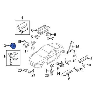 Audi OE - Air Bag Clockspring