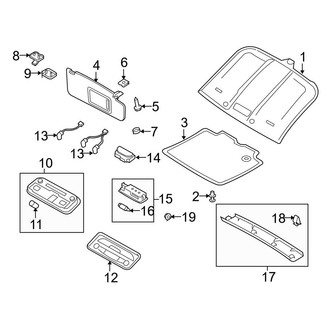 Audi OE - Roof - Interior Trim (Coupe)