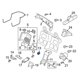 Audi OE - Console Nut