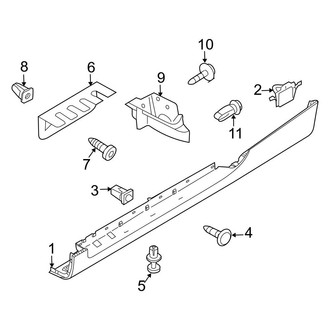 Audi OE - Pillars, Rocker & Floor - Exterior Trim (Convertible)
