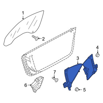Audi OE - Front Left Window Regulator