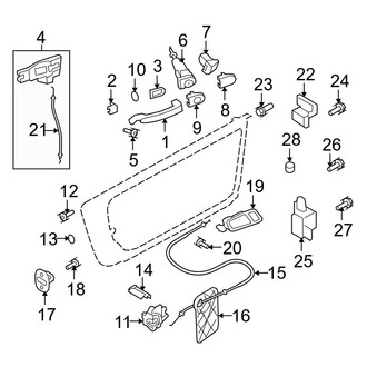 Audi OE - Door - Lock & Hardware