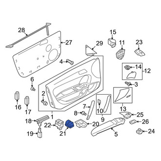 Audi OE - Left Door Window Switch