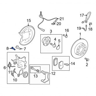 Audi Q8 e-tron OEM Brake Parts - Pads, Bleeders, Rotors | CARiD