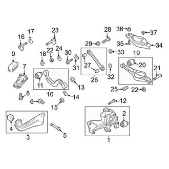 Audi OE - Rear Suspension - Suspension Components