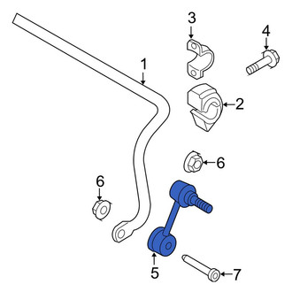 Audi OE - Rear Suspension Stabilizer Bar Link