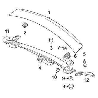 Audi OE - Trunk Lid - Spoiler (Convertible)