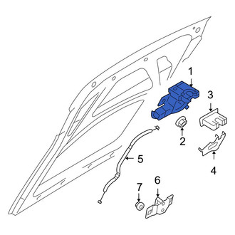 Audi OE - Rear Liftgate Latch