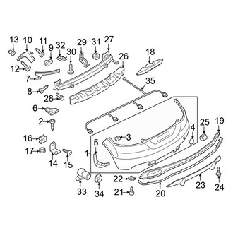 Audi OE - Rear Bumper - Bumper & Components (Coupe)