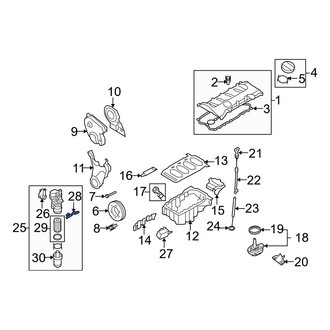 Audi OE - Engine Oil Cooler Gasket