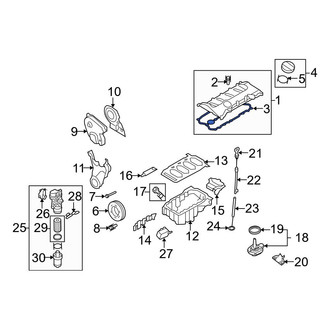 Audi OE - Engine Valve Cover Gasket