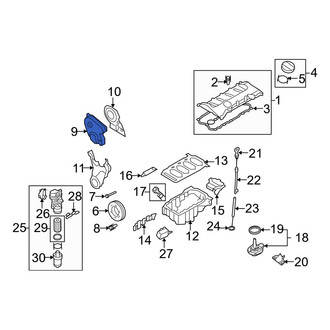 Audi OE - Outer Upper Engine Timing Cover