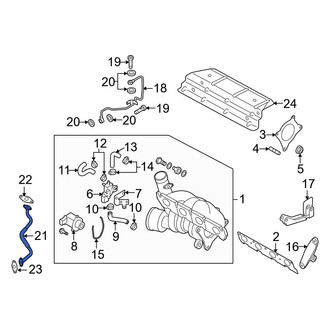 Audi OE - Turbocharger Oil Line