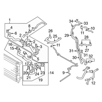 Audi OE - Cooling - Hoses & Lines (Gas)