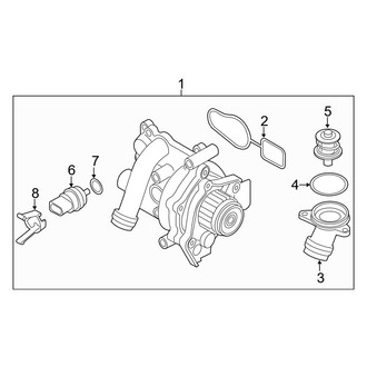 Audi OE - Cooling - Water Pump (Main), (Gas)