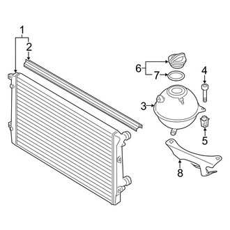 Audi OE - Cooling - Radiator & Components (Main)