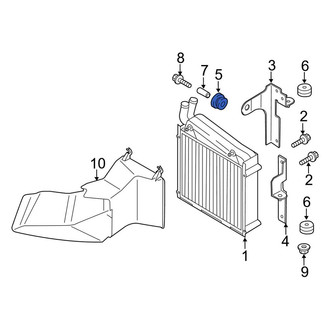 Audi OE - Front Radiator Grommet