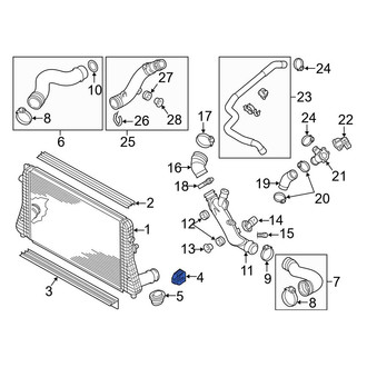 Audi OE - Intercooler Bracket
