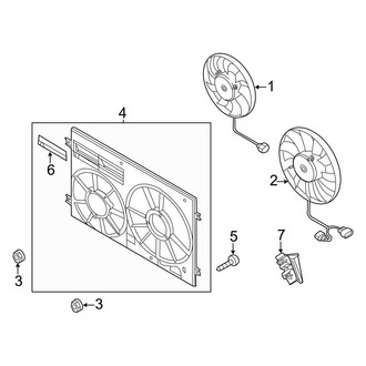 Audi OE - Cooling Fan