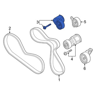 Audi OE - Accessory Drive Belt Tensioner Assembly