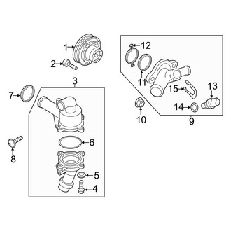 Audi OE - Cooling - Water Pump (Main)