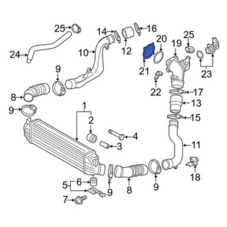 Audi OE - Fuel Injection Throttle Body Mounting Gasket