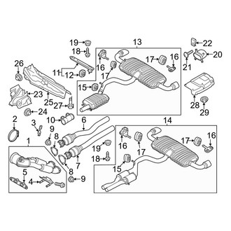 Audi OE - Exhaust System - Exhaust Components