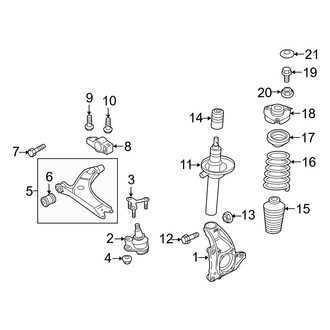 Audi OE - Front Suspension - Suspension Components