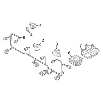Audi OE - Front Bumper & Grille - Bumper & Components (Sensors & Electrical)