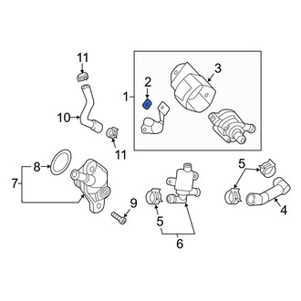 Audi OE - Engine Water Pump Hardware Kit