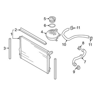 Audi OE - Cooling - Radiator & Components (Main)