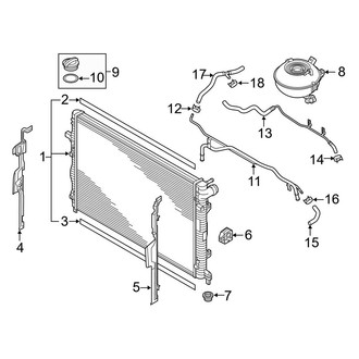 Audi OE - Cooling - Radiator & Components (Main)
