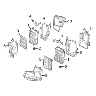 Audi OE - Radiator Grommet