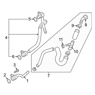 Audi OE - Cooling - Hoses & Lines (Rear)