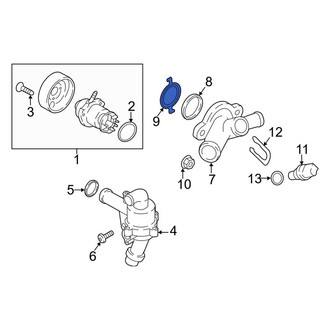 Audi OE - Engine Coolant Water Outlet Seal