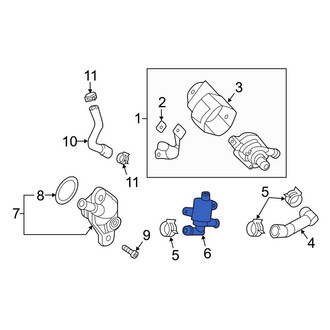 Audi OE - HVAC Heater Control Valve Solenoid