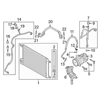 Audi OE - A/C Refrigerant Line O-Ring