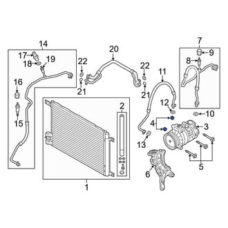 Audi OE - A/C Compressor Bolt Sleeve