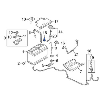 Audi OE - Battery Current Sensor Nut