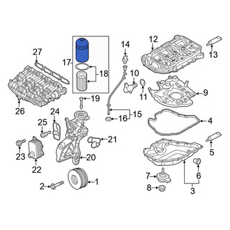 Audi OE - Engine Oil Filter Housing