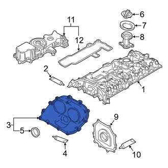 Audi OE - Upper Engine Timing Cover