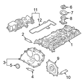 Audi OE - Engine / Transaxle - Valve & Timing Covers