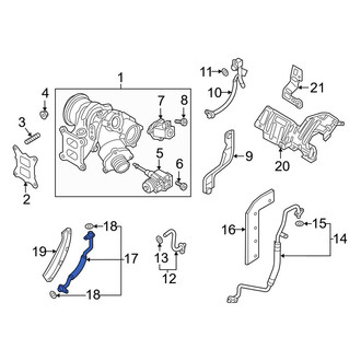 Audi OE - Turbocharger Oil Line