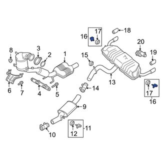 Audi OE - Exhaust System Hanger Bracket